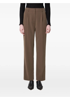 SAMSOE SAMSOE pleated front trousers - Brown