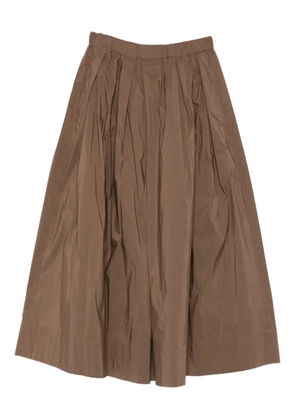 'S Max Mara pleated midi skirt - Brown