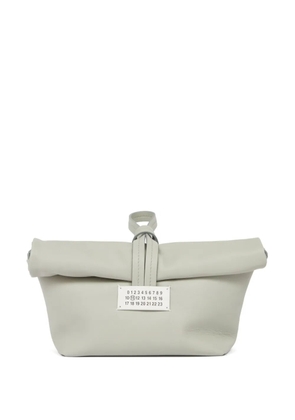 Maison Margiela Paper leather clutch bag - Grey