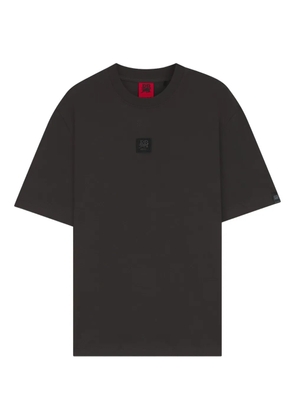 HUGO logo-plaque crew-neck T-shirt - Grey