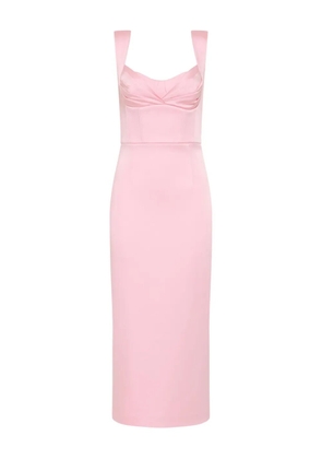 Rebecca Vallance Aymee sweetheart-neckline midi dress - Pink
