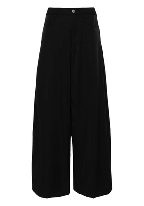 Andrea Ya'aqov high-waisted wide-leg trousers - Black