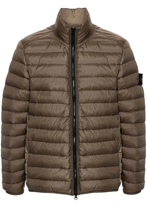 Stone Island Compass-badge puffer jacket - Brown