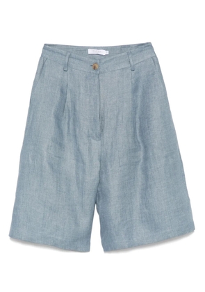 Barba linen shorts - Blue
