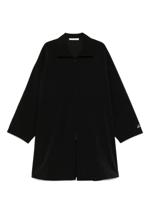 FEAR OF GOD ESSENTIALS zip-front three-quarter sleeves coat - Black