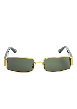 Linda Farrow square-frame sunglasses - Gold