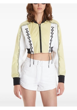 Converse cropped zip-up jacket - Yellow