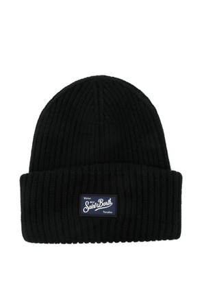 MC2 Saint Barth logo-patch beanie hat - Black