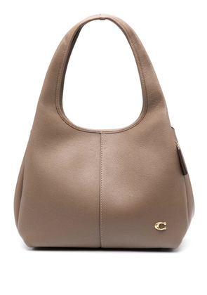 Coach Lana pebbled-leather tote bag - Brown