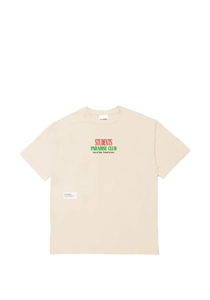 Students Golf Lost In Silence printed T-shirt - Neutrals