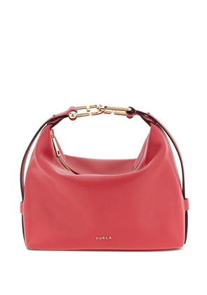 Furla Tonie metal logo chain shoulder bag - Red