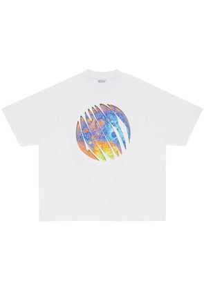 COUNTY OF MILAN Lunar cotton T-shirt - White