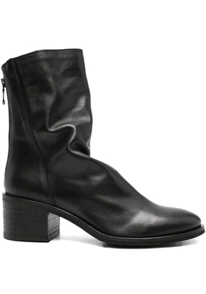 Metisse slouchy zip boots - Black