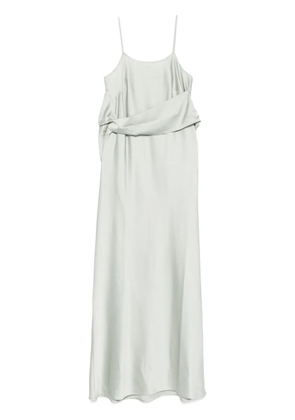 D.Exterior satin gown - Green