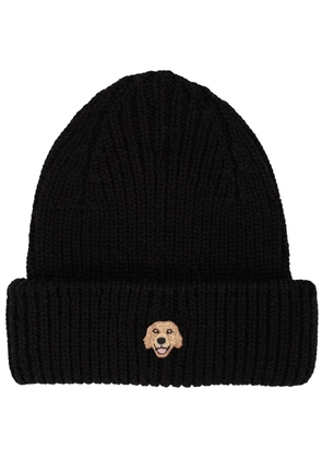 PELO FOUNDATION Labrador patch beanie - Black