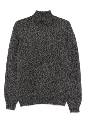 Fedeli mock-neck sweater - Grey