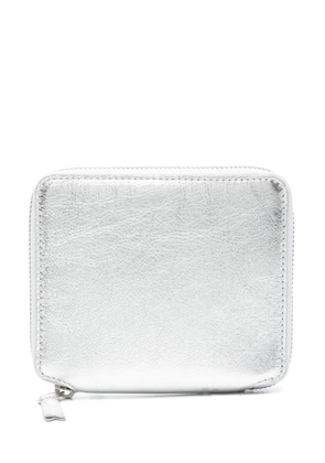 Comme Des Garçons Wallet metallic-effect wallet - Silver