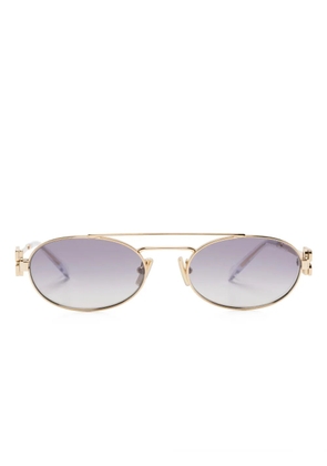 Miu Miu Eyewear oval-frame sunglasses - Gold