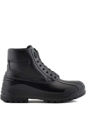 Emporio Armani lace-up boots - Black