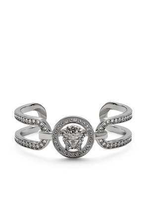 Versace Medusa '95 crystal-embellished cuff bracelet - Silver