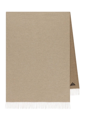 Loro Piana two-tone fringed scarf - Neutrals