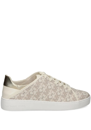 Michael Michael Kors Keaton monogram-patterned sneakers - Neutrals