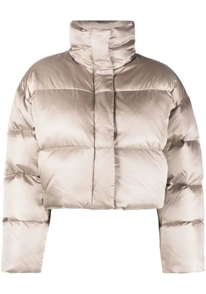 Calvin Klein cropped puffer jacket - Neutrals