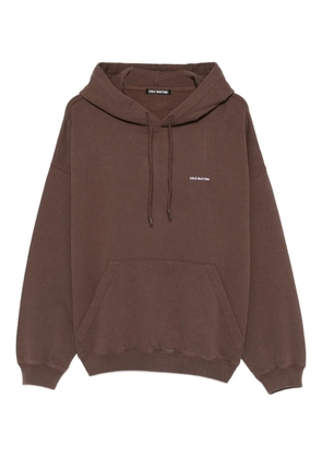 COLE BUXTON kangaroo-front-pocket hoodie - Brown