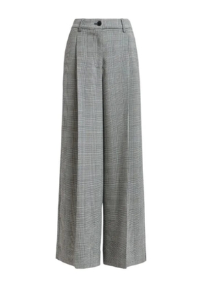 Essentiel Antwerp check-pattern trousers - Grey