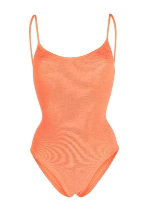 Hunza G Pamela Swim crinkled swimsuit - Orange