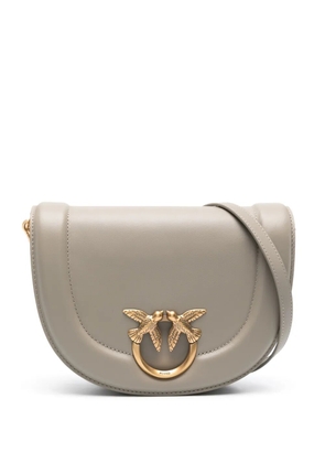 PINKO Classic Round Love Click cross body bag - Grey