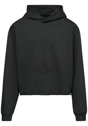 Maison Margiela Numeric logo-embroidered hoodie - Black