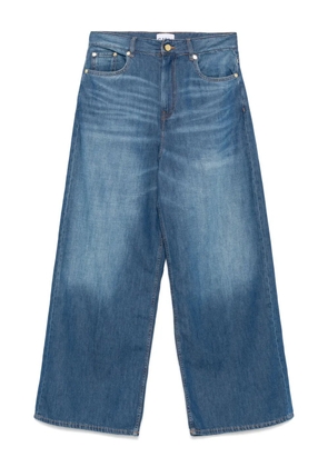 GANNI wide-leg trousers - Blue
