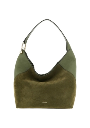 Furla medium Lara logo-lettering shoulder bag - Green
