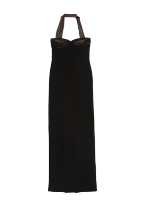 Retrofete halterneck dress - Black