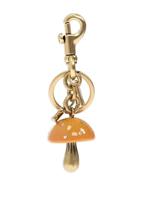 Coach Mushroom keyring - Gold