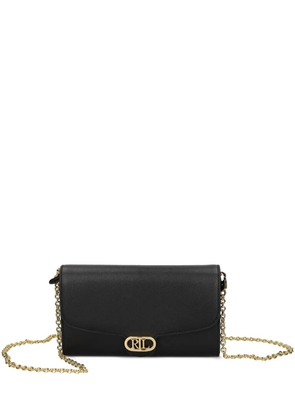 Lauren Ralph Lauren leather crossbody bag - Black