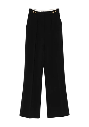 Elisabetta Franchi straight-leg trousers - Black