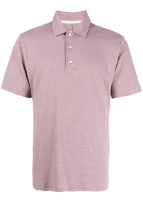 rag & bone Classic Flame cotton polo shirt - Purple