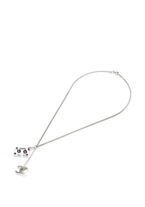 CHANEL Pre-Owned 2004 cassette-pendant necklace - Silver