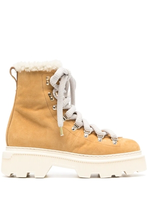 Santoni Houring suede boots - Brown