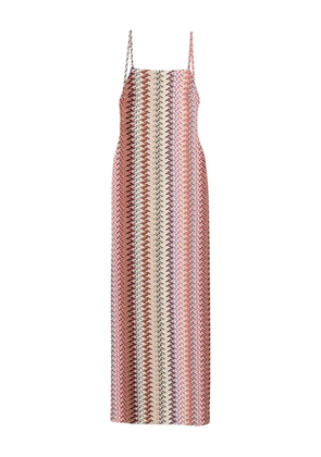 Missoni open-back maxi dress - Red
