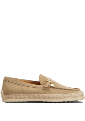 Tod's suede loafers - Neutrals