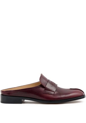 MM6 Maison Margiela loafer-style mules - Red
