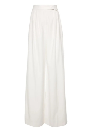 NISSA high-waist palazzo pants - White