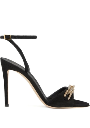 Giuseppe Zanotti Evry crystal-embellished stiletto sandals - Black