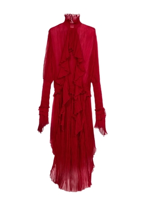Blumarine ruffled maxi dress - Red