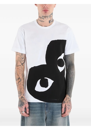 Comme Des Garçons Play heart-graphic T-shirt - White