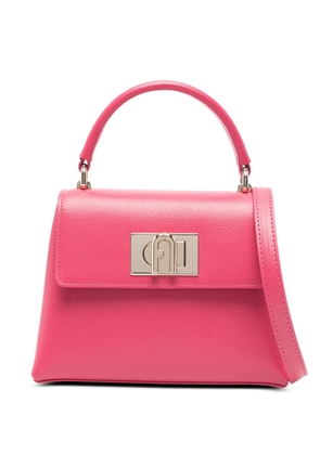 Furla 1927 top-handle lock detail mini bag - Pink