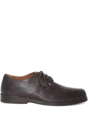 Marsèll square-toe lace-up derby shoes - Brown